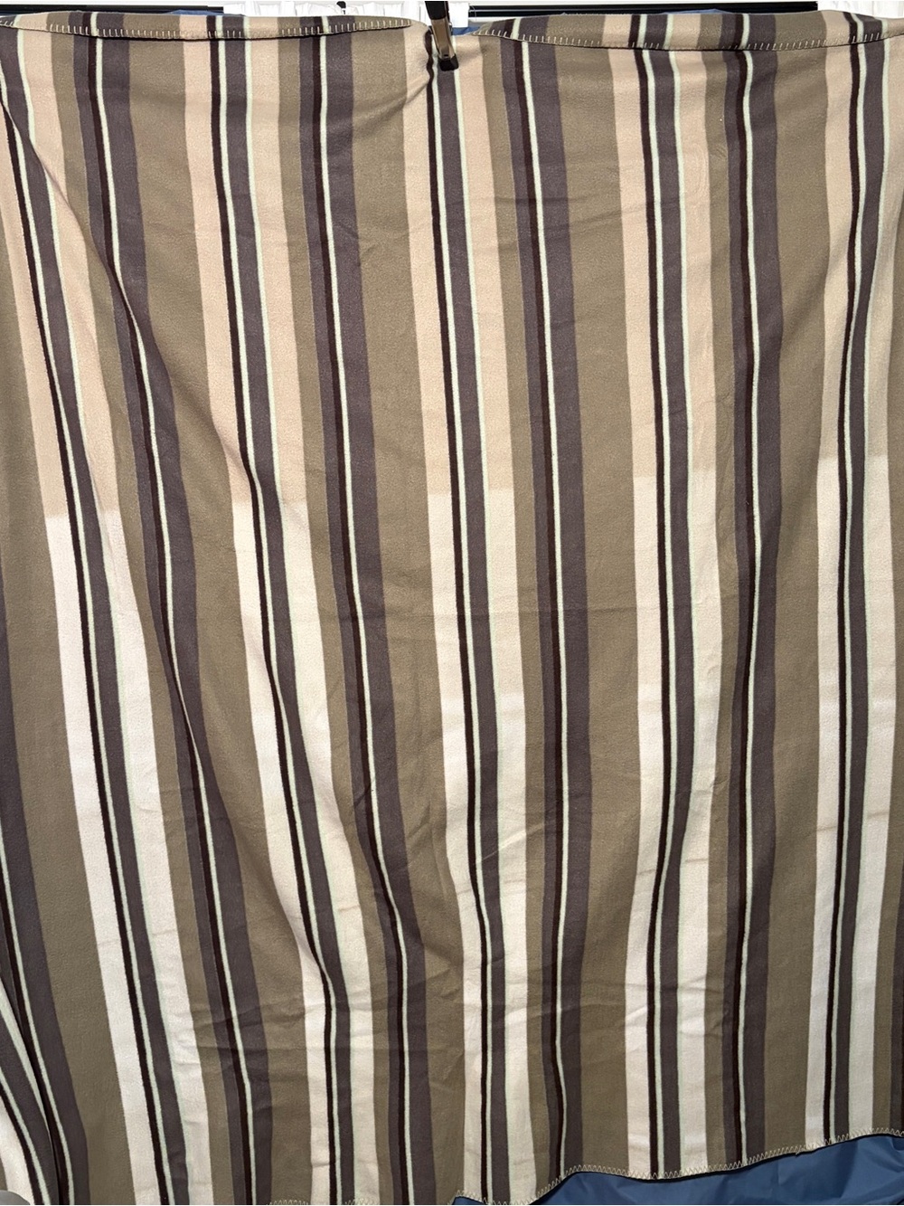Cosy Striped Throw Blanket